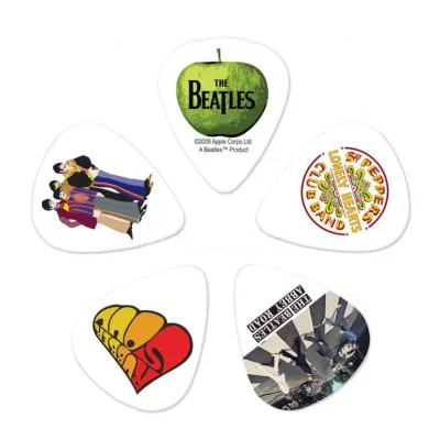 Набір медіаторів D'Addario Beatles Picks - Albums Thin Gauge 10-Pack (1CWH2-10B3)