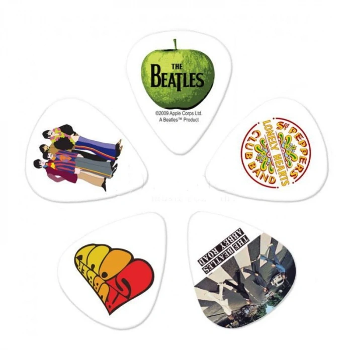 D'Addario Beatles Picks - Albums Thin Gauge 10-Pack (1CWH2-10B3)