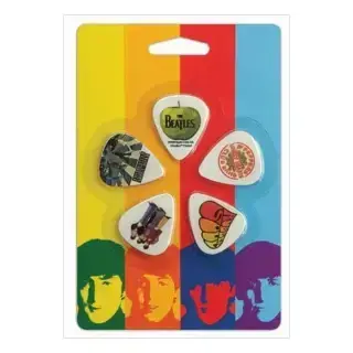 D'Addario Beatles Picks - Albums Thin Gauge 10-Pack (1CWH2-10B3)