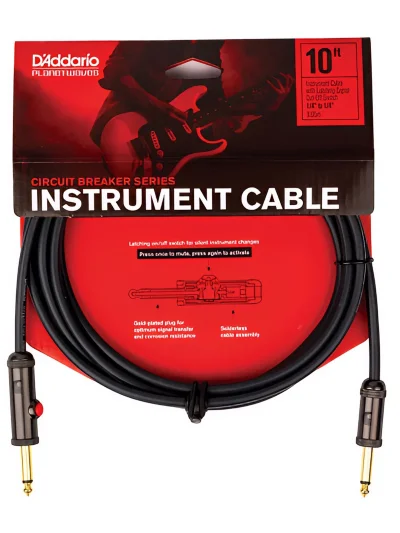 Інструментальний кабель D'Addario PW-AGL-10 Curcuit Breaker Latching Switch (3m)