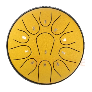 Hluru TOX11-6 Golden 6" (15см) 11 нот Tongue Drum 304 Stainless Steel