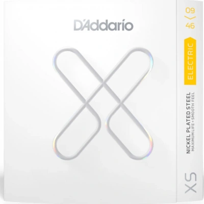 D&#039;Addario XSE0946 XS Coated Electric Guitar Strings Super Light Top Regular Bottom 09-46