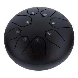 Hluru Huashu THD8-6 InBlack 6" (15см) 8 нот Tongue Drum Carbon Steel