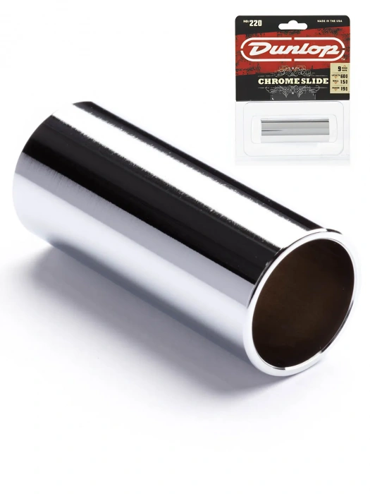 Dunlop 220 Chrome Medium Wall Medium Slide