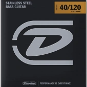 Dunlop DBS40120 Stainless Steel Light 5-String 40-120 Dunlop DBS40120 Stainless Steel Light 5-String 40-120