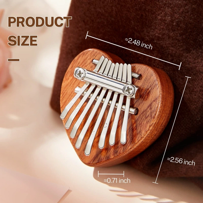 Калімба Калімба Overtone Mini Kalimba 8 Keys Sapele Heart