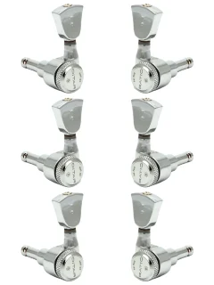 Graph Tech PRL-8441-C0 Acoustic Locking 3 + 3 Vintage Chrome