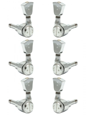 Graph Tech PRL-8441-C0 Acoustic Locking 3 + 3 Vintage Chrome