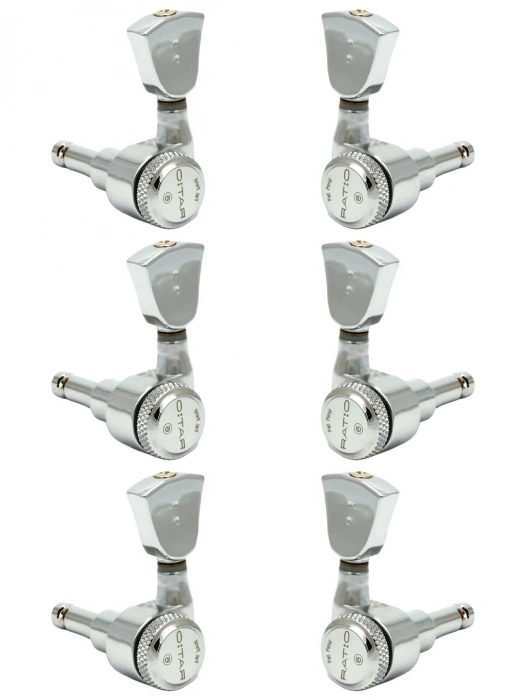 Кілки Кілки Graph Tech PRL-8441-C0 Acoustic Locking 3 + 3 Vintage Chrome