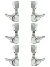Кілки Graph Tech PRL-8441-C0 Acoustic Locking 3 + 3 Vintage Chrome