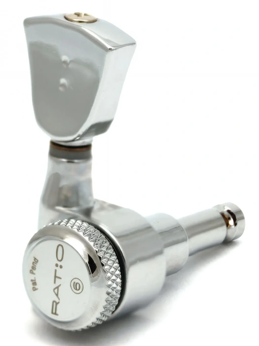 Graph Tech PRL-8441-C0 Acoustic Locking 3 + 3 Vintage Chrome