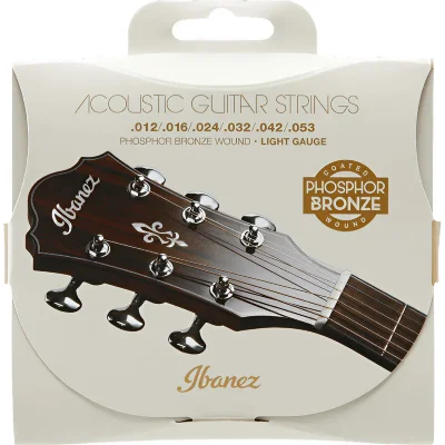 Струни Ibanez IACSP6C Acoustic Guitar String 12-53 Coated