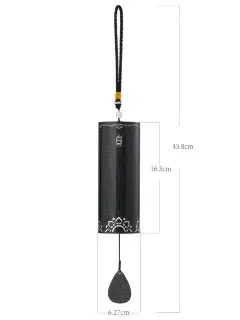 Hluru Spring Carbon Fiber 8 Notes Wind Chime CF Spr 8-1