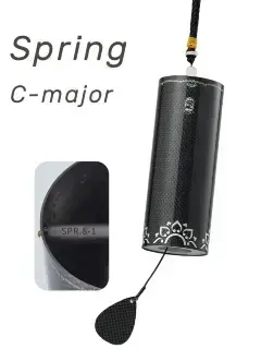 Hluru Spring Carbon Fiber 8 Notes Wind Chime CF Spr 8-1