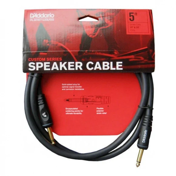 Кабель D'Addario PW-S-05 Custom Series Speaker Cable (1.5m) Кабель D'Addario PW-S-05 Custom Series Speaker Cable (1.5m)
