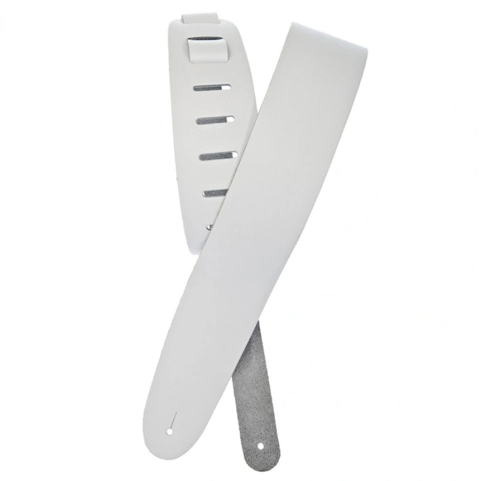 Ремінь для гітари Ремінь для гітари D'Addario 25BL02 Basic Leather Guitar Strap (White)