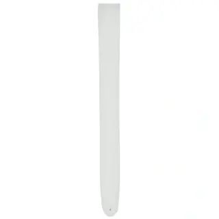 D'Addario 25BL02 Basic Leather Guitar Strap (White)