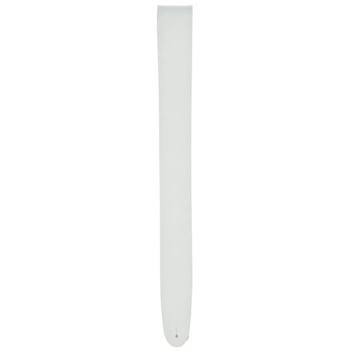D'Addario 25BL02 Basic Leather Guitar Strap (White)