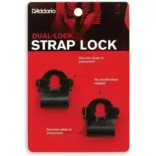 D'Addario PW-DLC-01 Dual-Lock Strap Lock