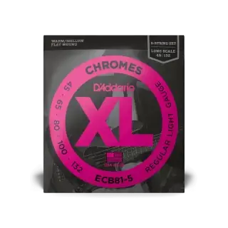 D'Addario ECB81-5 XL Chromes Bass Regular Light 5-String (45-132)