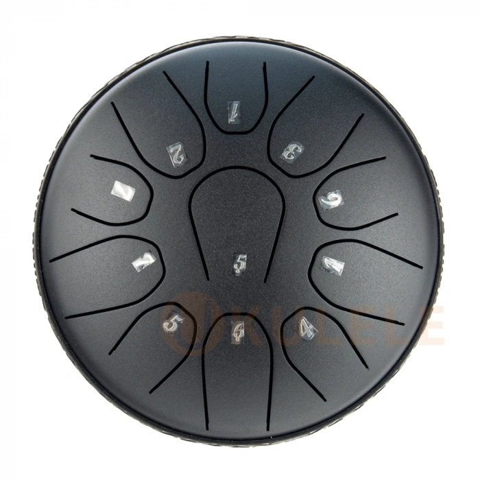 Глюкофон Глюкофон Hluru TOX11-6 InkBlack 6" (15см) 11 нот Tongue Drum 304 Stainless Steel