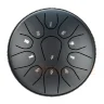Глюкофон Hluru TOX11-6 InkBlack 6" (15см) 11 нот Tongue Drum 304 Stainless Steel