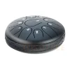 Глюкофон Hluru TOX11-6 InkBlack 6" (15см) 11 нот Tongue Drum 304 Stainless Steel