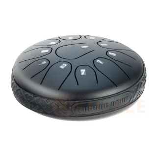 Hluru TOX11-6 InkBlack 6" (15см) 11 нот Tongue Drum 304 Stainless Steel