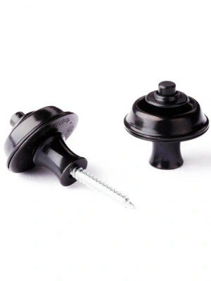 Dunlop SLS1103BK Straplok Strap Retainers Original Black Oxide