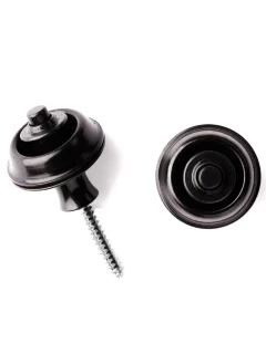 Dunlop SLS1103BK Straplok Strap Retainers Original Black Oxide