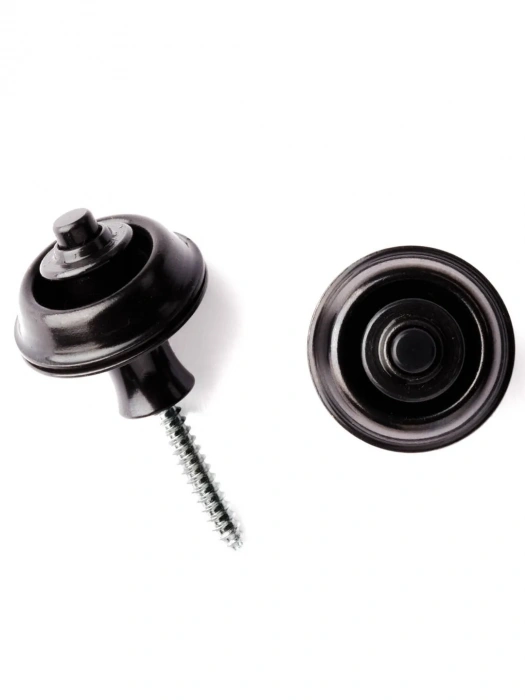 Dunlop SLS1103BK Straplok Strap Retainers Original Black Oxide