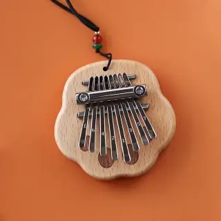 Overtone Mini Kalimba 8 Keys Wood Cat's Paw