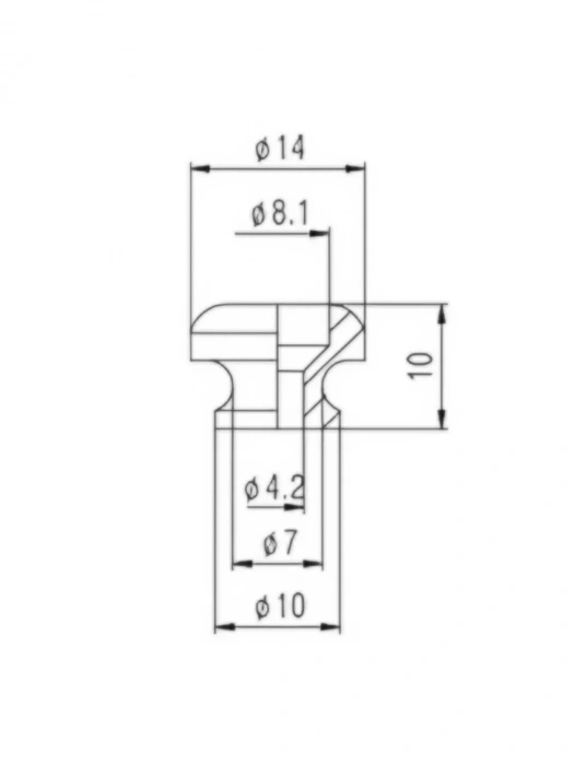 Кріплення-гудзик Кріплення-гудзик Paxphil HE007 Strap Pin (Gold)