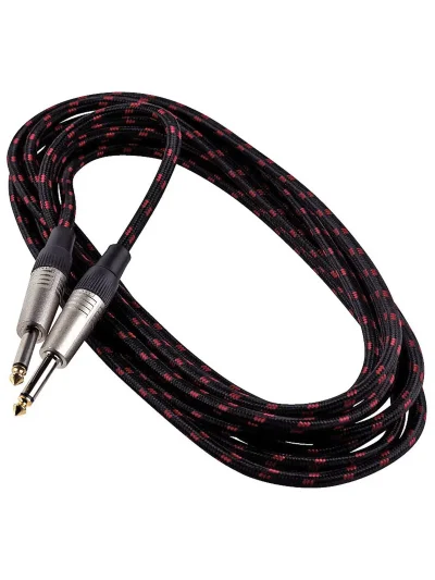 Інструментальний кабель RockCable RCL30205 TC C/Black (5m) Black Tweed
