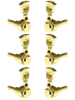 Graph Tech PRL-8441-G0 Acoustic Locking 3 + 3 Vintage Gold
