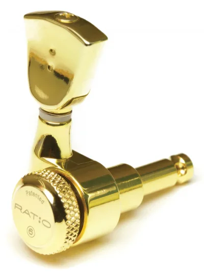 Кілки Graph Tech PRL-8441-G0 Acoustic Locking 3 + 3 Vintage Gold