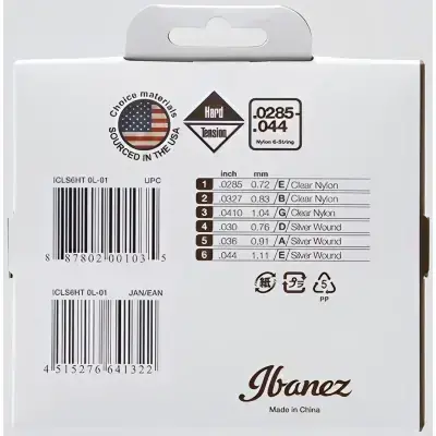 Струни Ibanez ICLS6HT Classic Guitar String 28,5-44