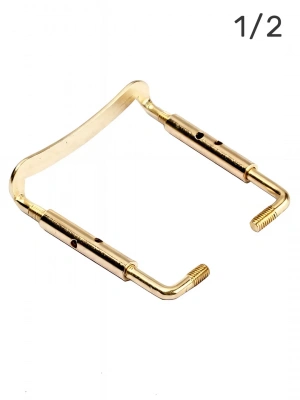 Overtone Violin Chinrest Bracket CB 1/2 Gold