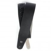 D'Addario 25L00-DX Deluxe Leather Guitar Strap (Black) D'Addario 25L00-DX Deluxe Leather Guitar Strap (Black)