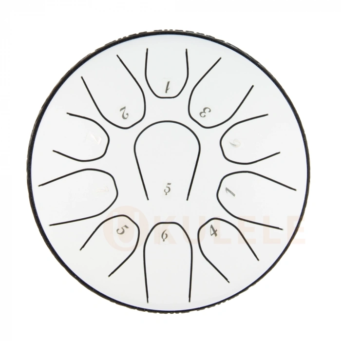 Глюкофон Глюкофон Hluru TOX11-6 White 6" (15см) 11 нот Tongue Drum 304 Stainless Steel