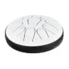 Глюкофон Hluru TOX11-6 White 6" (15см) 11 нот Tongue Drum 304 Stainless Steel