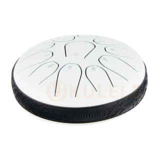 Hluru TOX11-6 White 6" (15см) 11 нот Tongue Drum 304 Stainless Steel