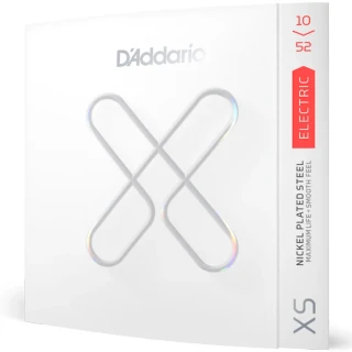 D'Addario XSE1052 XS Coated Light Top Heavy Bottom 10-52