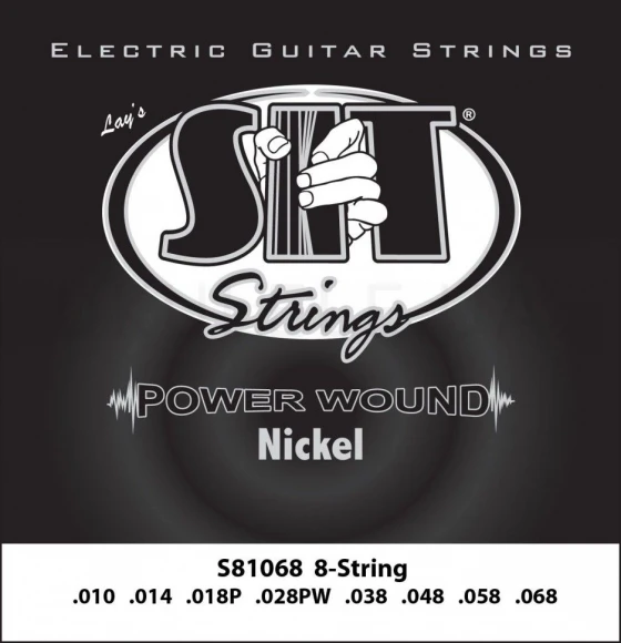 Струни SIT S81068 Eight Power Wound Nickel 10.5/68