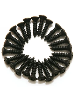 Dimarzio FH1000BK Pickguard / Backplate Screws Set of 24 (Black)