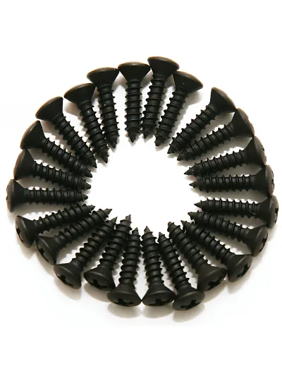 Шуруп Dimarzio FH1000BK Pickguard / Backplate Screws Set of 24 (Black)