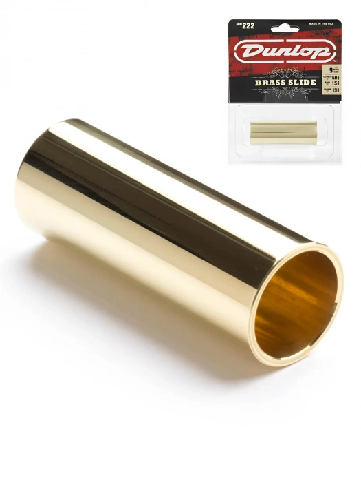 Dunlop 222 Brass Medium Wall Medium Slide