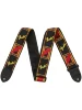 Ремінь для гітари Fender Strap 2" Monogrammed Black/Yellow/Red