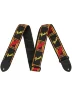 Ремінь для гітари Fender Strap 2" Monogrammed Black/Yellow/Red