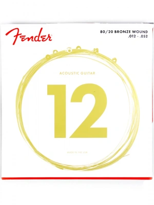 Fender 70L Bronze Acoustic String 12-52